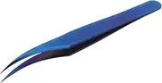 Stainless Steel Individual False Lashes Extension Tweezer for Volume Eyelash, Applicator for Beauty Salon (Dolphin Tweezer)
