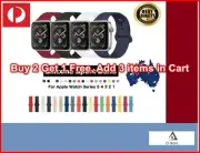 Apple iWatch Series 1 2 3 4 5 Silicone Replacement Strap Band 38 40 42 44mm