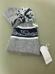 New Ben Sherman Youth Winter Beanie And Gloves.