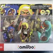 Nintendo Switch Amiibo Octoling (blue) Inkling (yellow) Smallfry Original Set v2