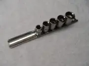 Craftsman 3/8" Drive SAE Socket Set USA NOS (1/4" to 1/2") 8pt 5 pcs (rail)