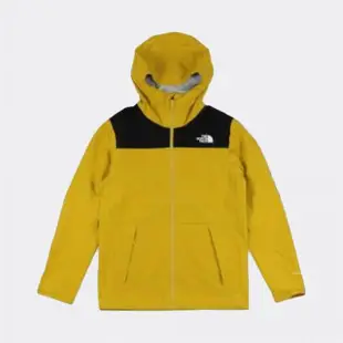 【The North Face】北臉 外套 男款 運動外套 防水 連帽 衝鋒衣 黃 NF0A7QR581U