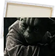 18"x24" Star Wars Warrior Yoda Canvas Canvas Print, Ready To Hang