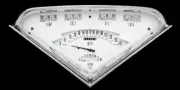 1955 56 57 58 59 CHEVY TRUCK TACH FORCE GAUGE SET WHITE TF01W nos