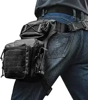 Drop Leg Bag for Men Women Military Tactical Thigh Pack Pouch Multifunctional Tactical Package Outdoor Hiking Thigh Bag
