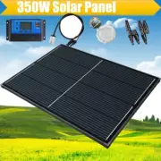 12V 350W Fixed Mono Solar Panel Kit RV Caravan Camping Battery Charge Portable