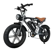 [EU Direct] DEEPOWER S7 Electric Bike 48V 35AH Battery 2000WMotor 20inches Tires 100-110KM Max Mileage 150KG Max Load