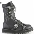 Demonia Valor-240 Vegan Leather Boots • Ships in 2-4 Weeks • Gothic