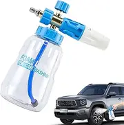 Car Wash Foam Sprayer | 1L Garden Manual Sprayer Pump - High Pressure Foam Spray Bottle for Garden Watering Pet Bathing, Car Washing Tools