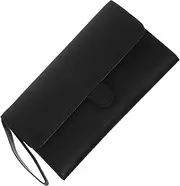 minkissy Hair Styling Tools Bag Hair Salon Cutter Pouch Leather Professional Barber Scissors Case Portable Lightweight