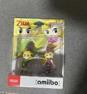 Nintendo The Legend Of Zelda Toon Link and Zelda Amiibo 2 Pack Switch Wind Waker