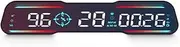 AZIJYV HUD, New Speedometer, Digital GPS Speedometer, MPH and KM/H, Universal Head Up Display, Overspeed Driving Alert for All Vehicle