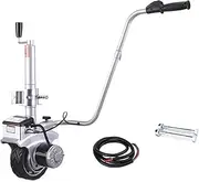 Car Moving Dolly Electric Car Mover Trailer Jockey Wheel Mover Electric Horse Float Automatic Brake Foldable Trailer Mover(350W-Non-foldable)