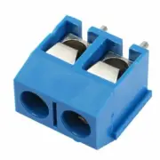 40pcs Blue 2-Pin Screw Terminal Block Connector 5.08mm Pitch Panel PCB Mount DIY