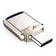 EAGET CU20 Type-C / USB3.1 2-in-1 Mobile Phone Computer Flash Drive Mini Flash Drive Memory Stick 32GB - Silver