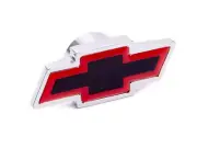 Proform 141-333 Air Cleaner Nut Chrome Aluminum Large Black / Red Bowtie Logo