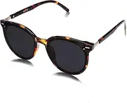 [SOJOS] Classic Round Sunglasses for Women Men Retro Vintage Shades Large Plastic Frame Sunnies SJ2067