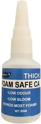 Thick Foam Safe CA Glue 50 g Premium superglue Wood, Craft, Metal, Plastic