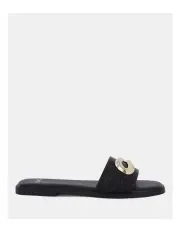 [Novo Shoes] Scarlette Slides in Black