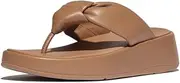 [FitFlop] F-Knot Soft Leather Toe-Post Sandals
