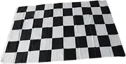 TOBBOMEY Race Flag Banner Checkered Flag Party Supplies Small Flags Sticks for Race Car Decorations