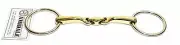 AMIDALE LOOSE RING SNAFFLE BIT WITH LOZENGE TURTLE ANGLED CURVED HORSE BIT BNWT