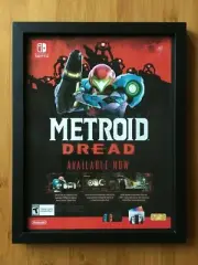 2021 Metroid Dread Framed Print Ad/Poster Authentic Official Samus Art Switch