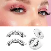 Magnetic Eyelashes Kit With Clip Reusable Magnetic Lashes Glue-Free False Lashes-Style 1