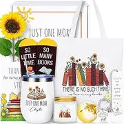 [Fortuning's JDS] 12PCS Gifts for Book Lovers-Book Lovers Gifts for Women, Bookish Gifts for Readers, Librarians, Bookworms, Mothers Day, Sunshine Box Birthday Gifts for Book Reading Lovers Book Themed Gifts for Women
