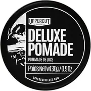 Uppercut Deluxe Deluxe Pomade, Mens Pomade High Shine and Strong Hold, Water Based Pomade for Men, Mens Hair Product for Classic Looks for Short to Medium Lengths 30g