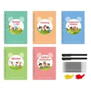 Reusable Grooved Writing Exercise Book Copybook to Improve Children's9829