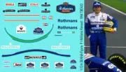 1/12 Decals for AYRTON SENNA Figure Helmet F1 Williams Renault 1994 TBD422