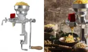 Victoria Cast Iron Manual Grain Mill. Coffee Grinder, Corn Mill, Low