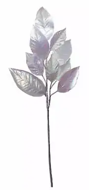 34" Artificial Metallic Magnolia Sprays with 9 Leaves