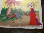 PINK PANTHER, ANT & THE AARDVARK ORIGINAL, PRODUCTION CEL LASER BACKDROP 11x13