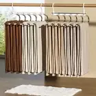 Folding Pants Rack 6 In 1 Clothes Drying Rack Clothing Hanger Trousers