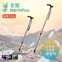 在飛比找momo購物網優惠-【NorthFox北狐】碳纖維伸縮二節式手杖(休閒手杖 拐杖