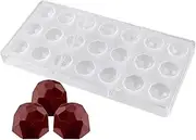 FYSL Chocolate Moulds 10.7 x 5.3 Inch Chocolate Moulds Polycarbonate, Candy Making Mold Polycarbonate Chocolate Mould Plastic Chocolate Mold for Handmade Pastry Baking Tools, 21 in 1