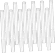 CORHAD 12pcs Liquid Chalk Whiteboard Pens and Eraser Disappearing Ink Pen Erasable Gel Ink Pens Erasers White Rewritable Pen Marker Chalk Shot Boards White Chalk Chalkboard Pens Plastic