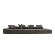 [James Lane] Riley Muse Mink Modular Sofa - 1x Arm, 3x Armless, 1x Right Terminal