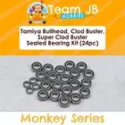 Tamiya Bullhead, Clod Buster, Super Clod Buster - 24 Pcs Sealed Bearings Kit