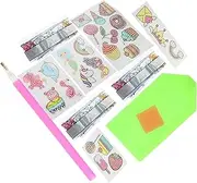 Vaguelly Unicorn Diamond Stickers 3 Sets Kids Gemstone Art Kits DIY Craft for Children