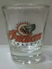 A Very Nice Indian Motorcycle 1 1/2 oz. Shot Glass # 017