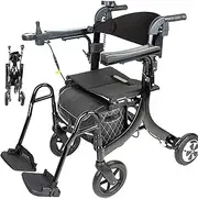 Electric Wheelchair for Adults, Lightweight Foldable Electric Wheelchair, Compact Heavy Duty, with 8 Inch Motor Wheel, Weight 41 Lbs