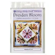 Dresden Bloom Strip Club Quilt Pattern Cozy Quilt Designs Sewing Craft DIY