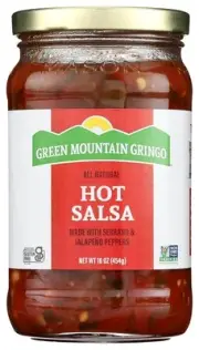 Green Mountain Gringo Hot Salsa 16.0 oz (Pack of 12)