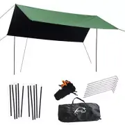 CAMPING TENT TARP Awning Sunshade Waterproof Rain Fly 118×118 Inch WIND TOUR