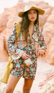 ARNHEM Stella Playsuit/Romper Size 16 BNWT Boho Hippy Summer