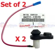 Genuine Toyota LandCruiser 80 Series HZJ Front Door Courtesy Light Switch x2 (for: Toyota)