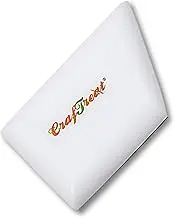 CrafTreat Teflon Bone Folder for Card Making, Origami, Burnishing, Creasing and Book Binding - Ergo Square Bonefolder - Teflon Scoring Bone Folder - Leather Burnishing Tool - Arts & Crafts Supplies